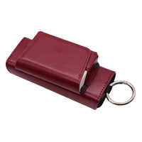 HKM-946643 ILU Protection PRIME Leather Case - Black, Pink, Gray, Wine Red, Dark Green, Wind Resistant, Gift Suitable