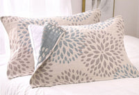 HKM-946771 Twistless Yarn Pillow Cover - Available in Blue Fireworks and Ivory White Designs