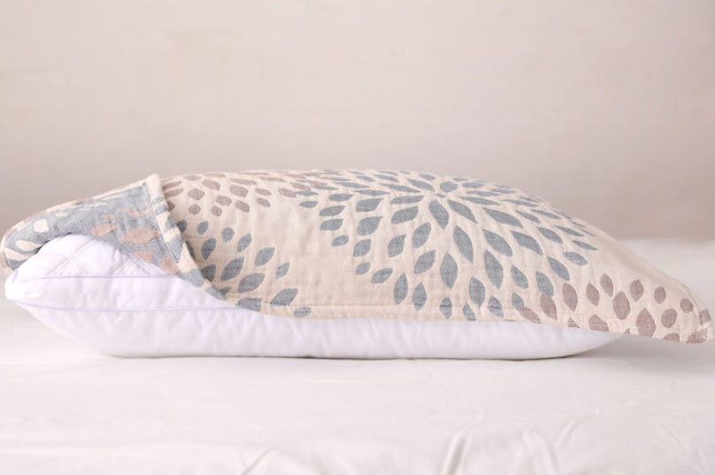 HKM-946771 Twistless Yarn Pillow Cover - Available in Blue Fireworks and Ivory White Designs
