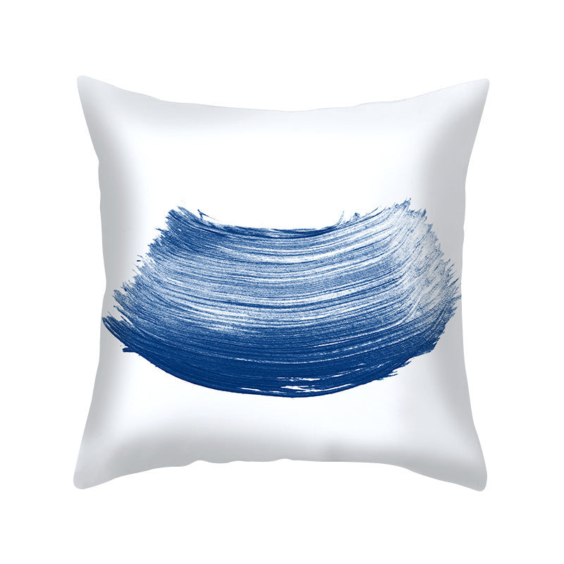HKM-946835 Super Soft Printed Cushion Cover in Brushed Cloth and Imitation Linen, 45x45cm