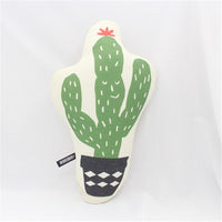 HKM-946899 Korean Style Plush Cushion Pillow - Pineapple & Cactus Designs (49*30CM & 55*32CM)