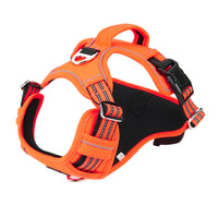HKM-946963 Durable Dog Chest Strap with Reflective Edges and Dual Traction Options