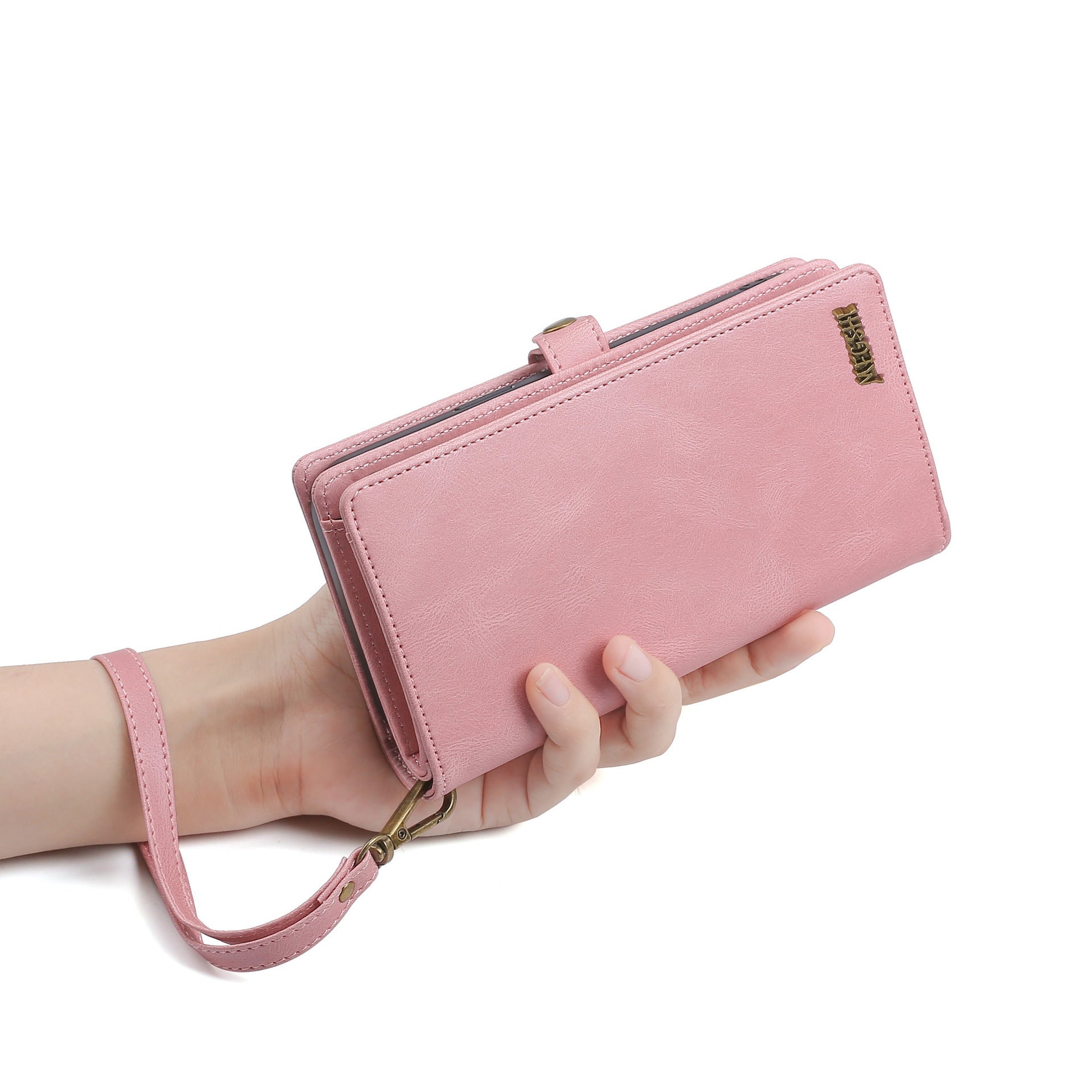 HKM-947027 Multi-functional Leather Wallet Phone Case for Samsung Galaxy Models