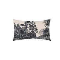 HKM-947091 American Country Vintage Plush Jacquard Pillowcase - Deep Forest and Sandy, 45x45CM & 30x50CM