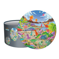 HKM-947347 150-Piece Round Jigsaw Puzzle for Children - Educational and Creative Brain Development Toy in Gift Box