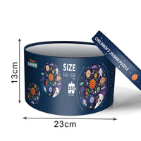 HKM-947347 150-Piece Round Jigsaw Puzzle for Children - Educational and Creative Brain Development Toy in Gift Box