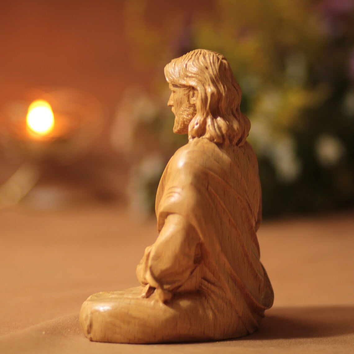 HKM-947539 Jesus Resin Ornaments for Holiday Home Decorations - 10cm & 15cm Sizes