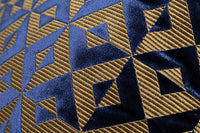 HKM-947731 Geometric Jacquard Flannelette Cushion Cover with Optional Core - 45x45cm & 50x50cm Sizes