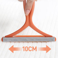 HKM-947859 Double-Sided Manual Hair Remover for Sweaters and Woolen Coats with Ergonomic Handle