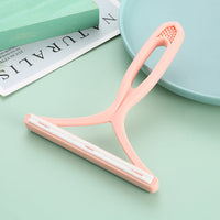 HKM-947859 Double-Sided Manual Hair Remover for Sweaters and Woolen Coats with Ergonomic Handle