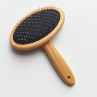HKM-948051 Stainless Steel Needle Comb - Round Bead Design for Precision Hair Styling