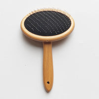 HKM-948051 Stainless Steel Needle Comb - Round Bead Design for Precision Hair Styling