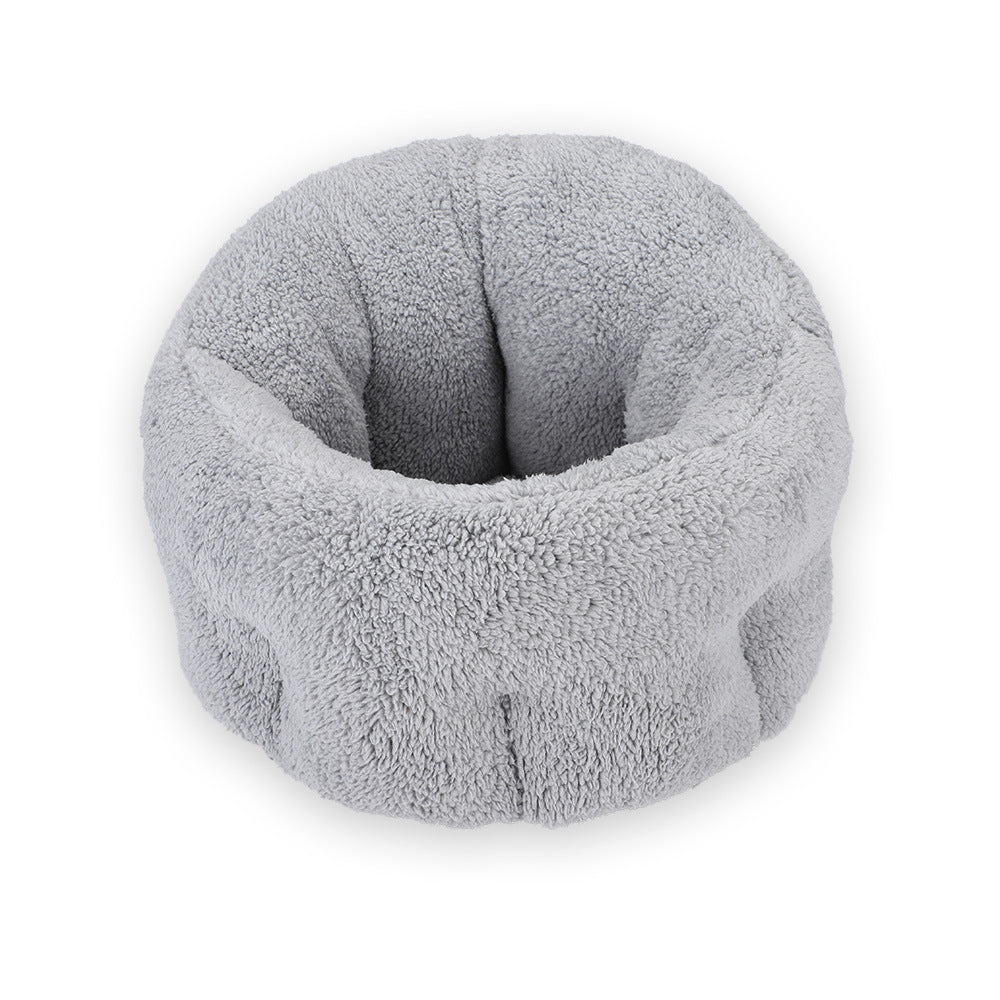 HKM-948051 Washable Pet Cotton Wool Kennel in Various Sizes and Colors: Brown, Beige, Light Brown, Silver Gray, Skin Pink