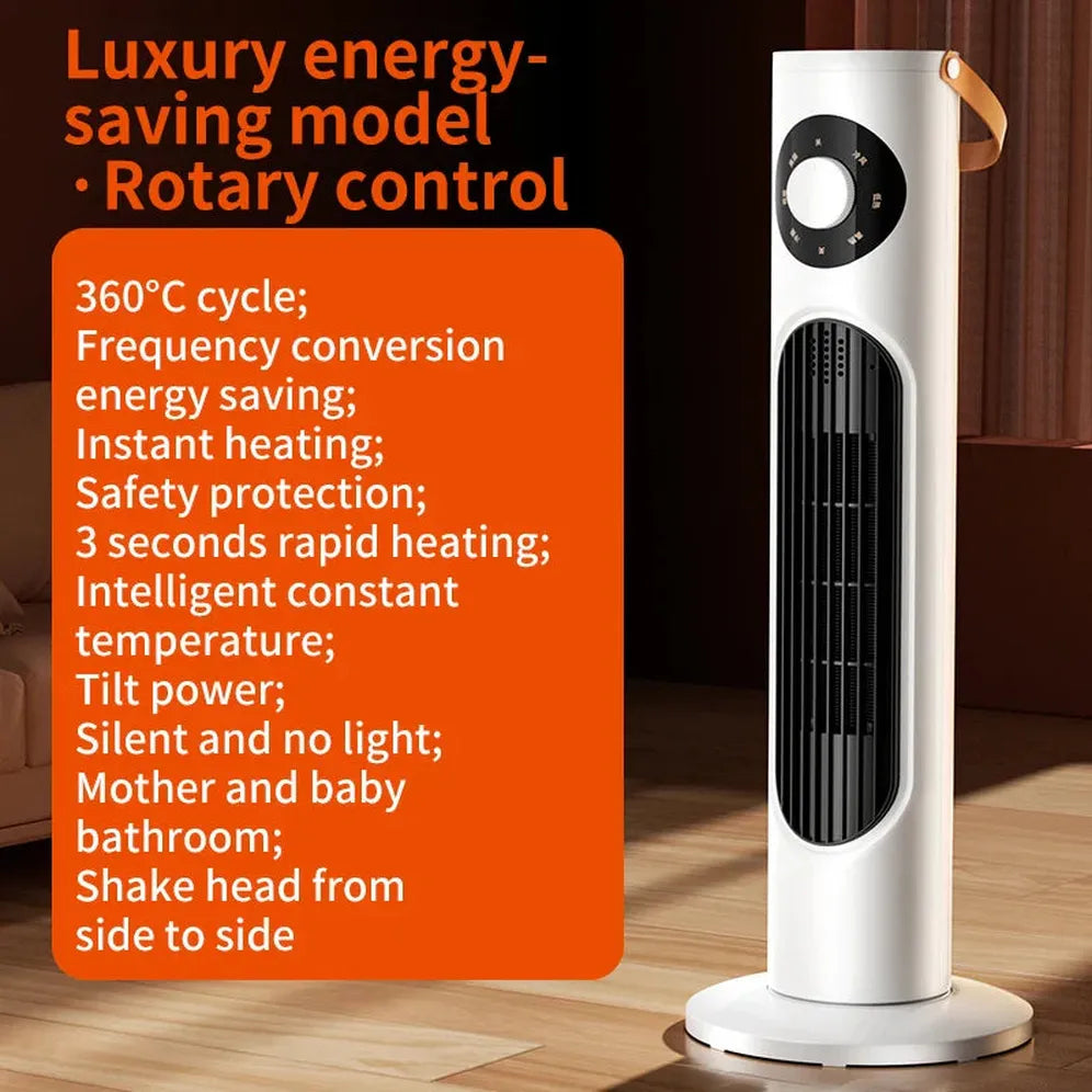 KTX-948115 Graphene Electric PTC Heater with Overheat and Tip-Over Protection for Small Indoor Spaces