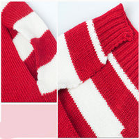 HKM-948179 Pet Dog Sweater with Christmas Moose Pattern - Wool, Casual Fit, Sizes XXS to XXL