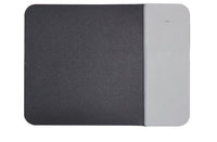 HKM-948179 Wireless Charging Mouse Pad with PU Surface - Black, Gray, Blue, Pink Options
