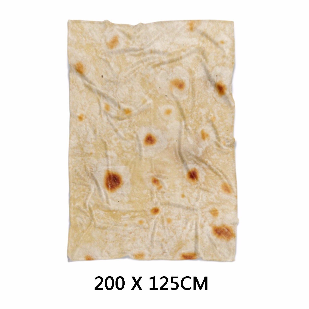 HKM-948499 Cozy Round Flannel Burrito Blanket – Super Soft Microfiber Travel Throw for All Seasons