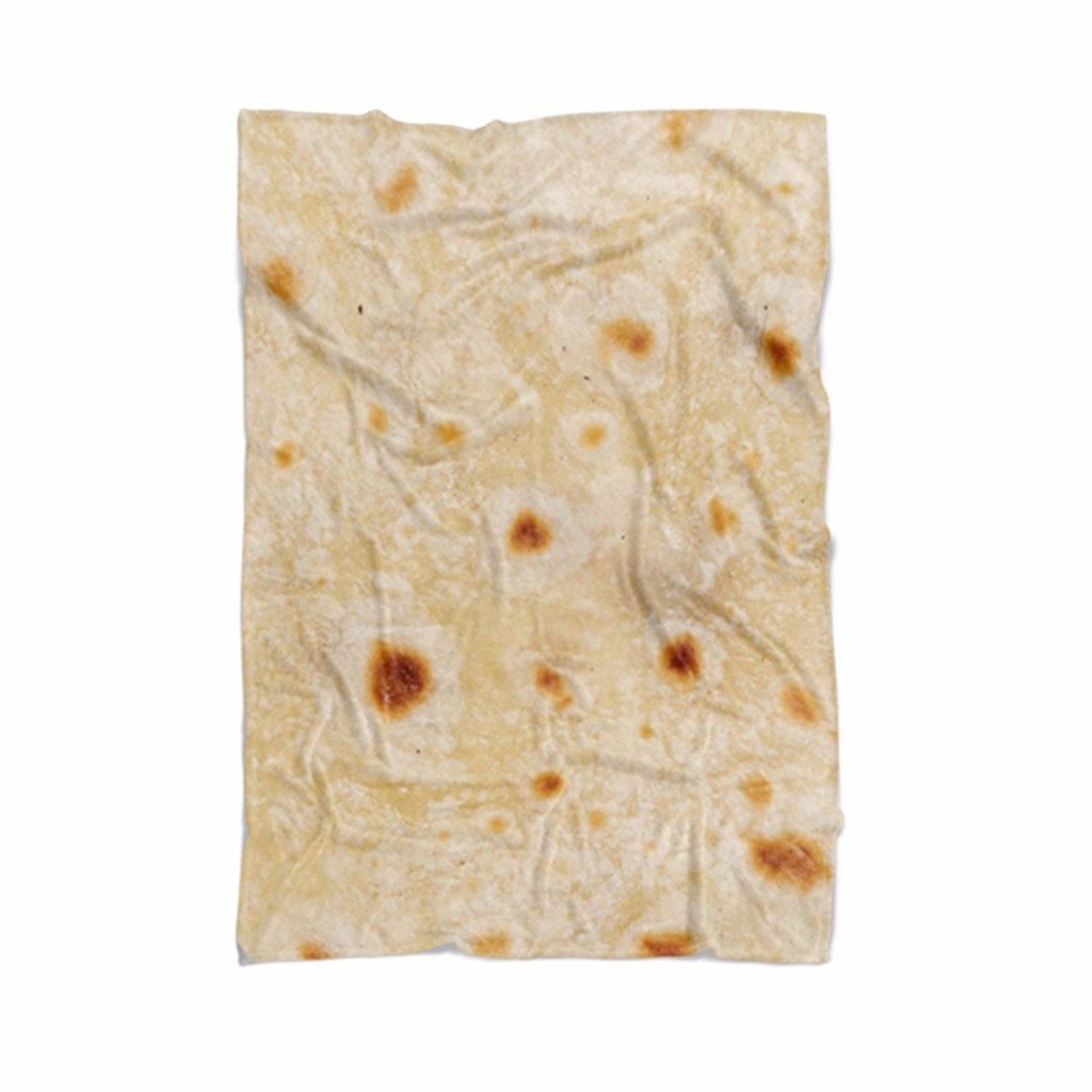 HKM-948499 Cozy Round Flannel Burrito Blanket – Super Soft Microfiber Travel Throw for All Seasons