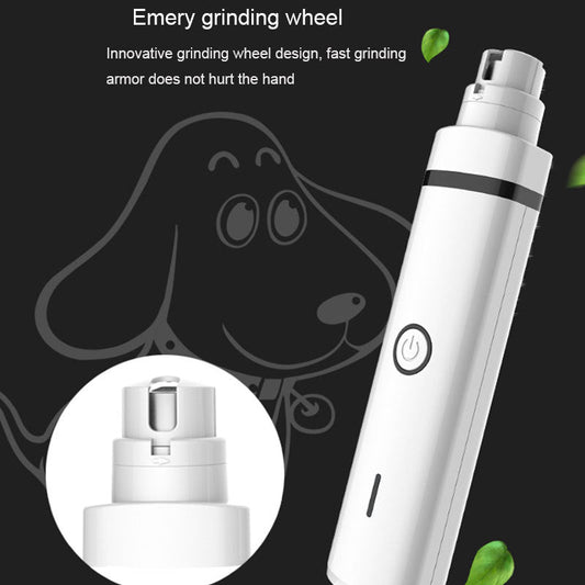HKM-948627 Pet Hair Clipper G12 with Trimming, Shaving Heads, and Nail Grinding Accessories