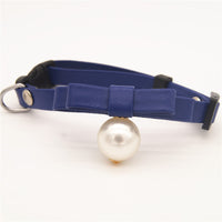 HKM-948627 Seven-color Pearl Bow Cat And Dog Neck Flower Pet Collar