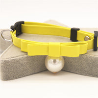 HKM-948627 Seven-color Pearl Bow Cat And Dog Neck Flower Pet Collar