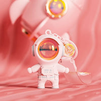 HKM-948755 Kawaii Astronaut 3D PVC Keychain - Cartoon Car Key Ring Accessory