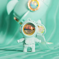 HKM-948755 Kawaii Astronaut 3D PVC Keychain - Cartoon Car Key Ring Accessory