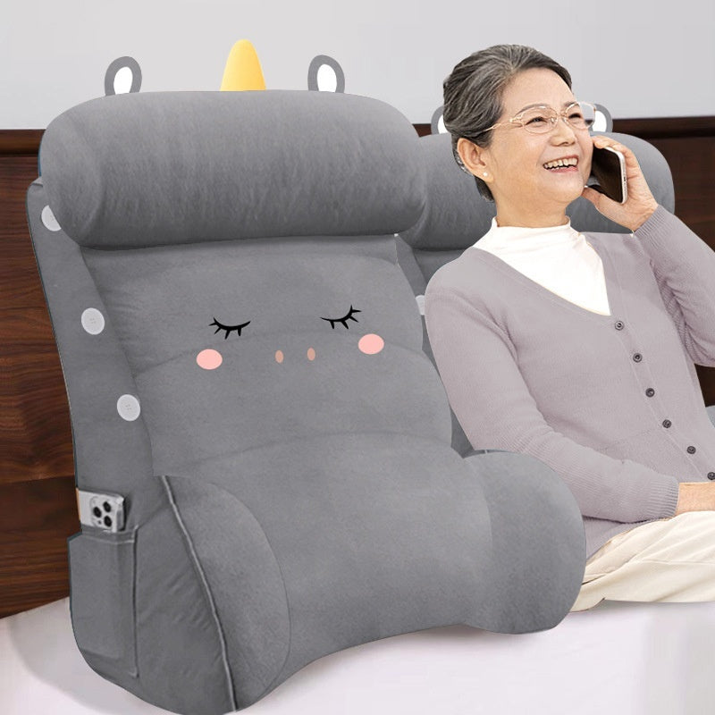 HKM-948819 K-Square Large Soft Bag Sofa Bedside Backrest with Removable Washable Liner