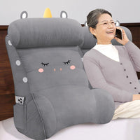 HKM-948819 K-Square Large Soft Bag Sofa Bedside Backrest with Removable Washable Liner