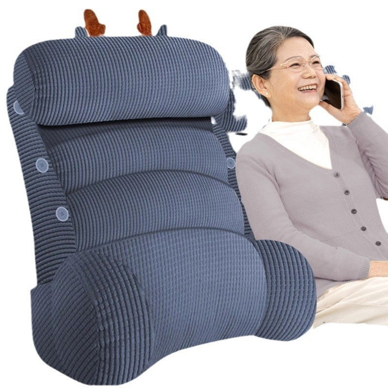 HKM-948819 K-Square Large Soft Bag Sofa Bedside Backrest with Removable Washable Liner