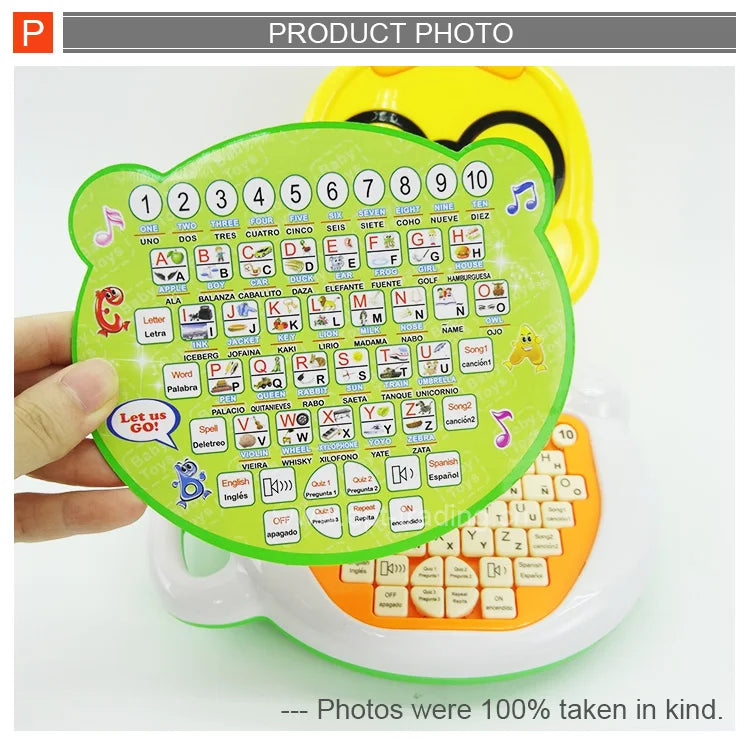 English Learning Machine Toy for Kids - Educational & Musical for Ages 2-7