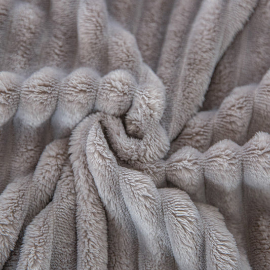 HKM-949075 Cozy Flannel Drawstring Blanket Sofa Cover – Multiple Sizes and Colors Available