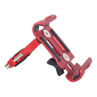HKM-949139 Aluminum Alloy Mobile Phone Holder for Bikes and Electric Cars – 360° Rotatable Navigation Support