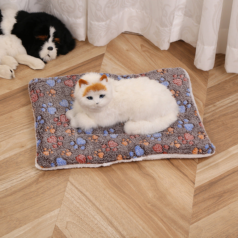 HKM-949203 Cozy Double-sided Cartoon Pet Mat Blanket in Various Bear Designs