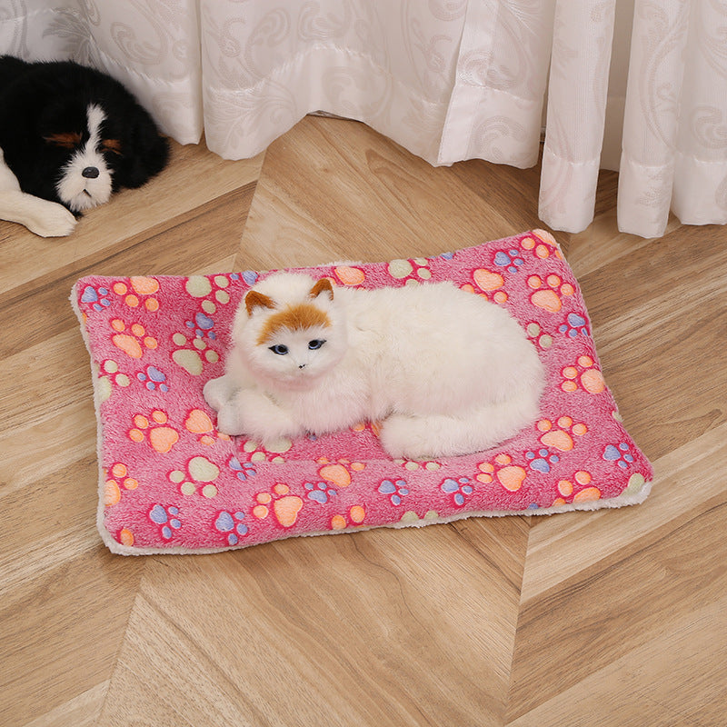 HKM-949203 Cozy Double-sided Cartoon Pet Mat Blanket in Various Bear Designs