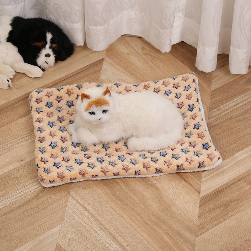 HKM-949203 Cozy Double-sided Cartoon Pet Mat Blanket in Various Bear Designs
