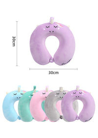 HKM-949203 U-Shaped Slow Rebound Memory Foam Neck Pillow for Comfortable Car Travel and Naps