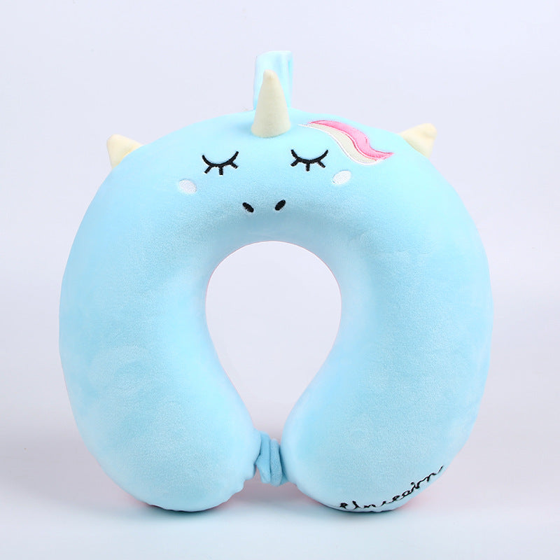 HKM-949203 U-Shaped Slow Rebound Memory Foam Neck Pillow for Comfortable Car Travel and Naps