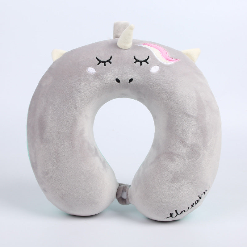 HKM-949203 U-Shaped Slow Rebound Memory Foam Neck Pillow for Comfortable Car Travel and Naps