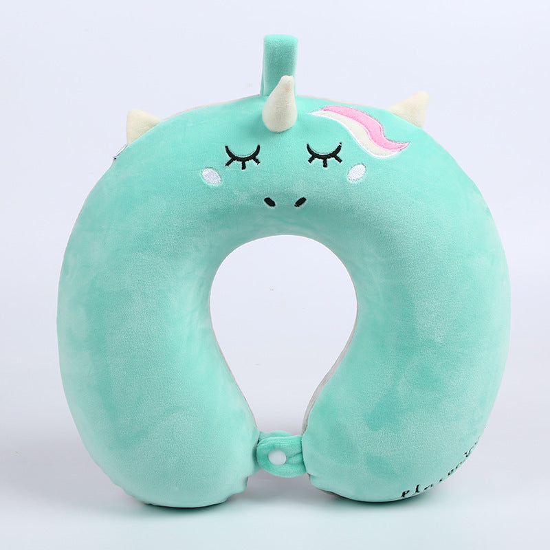 HKM-949203 U-Shaped Slow Rebound Memory Foam Neck Pillow for Comfortable Car Travel and Naps