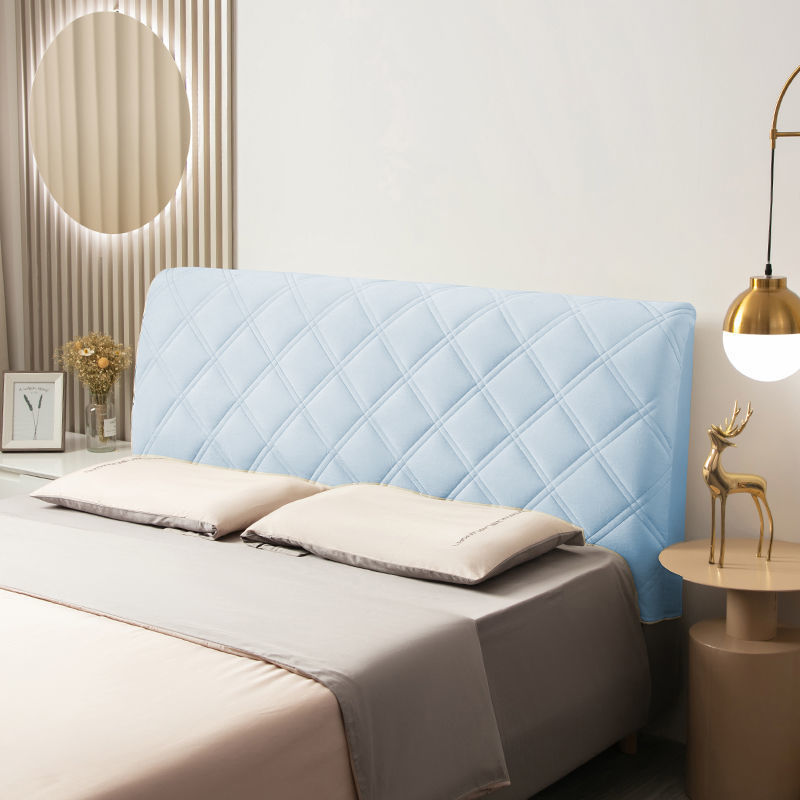 HKM-949395 Universal Soft Bed Head Cover for Wooden Bed with Thick Backrest - Various Colors & Sizes Available