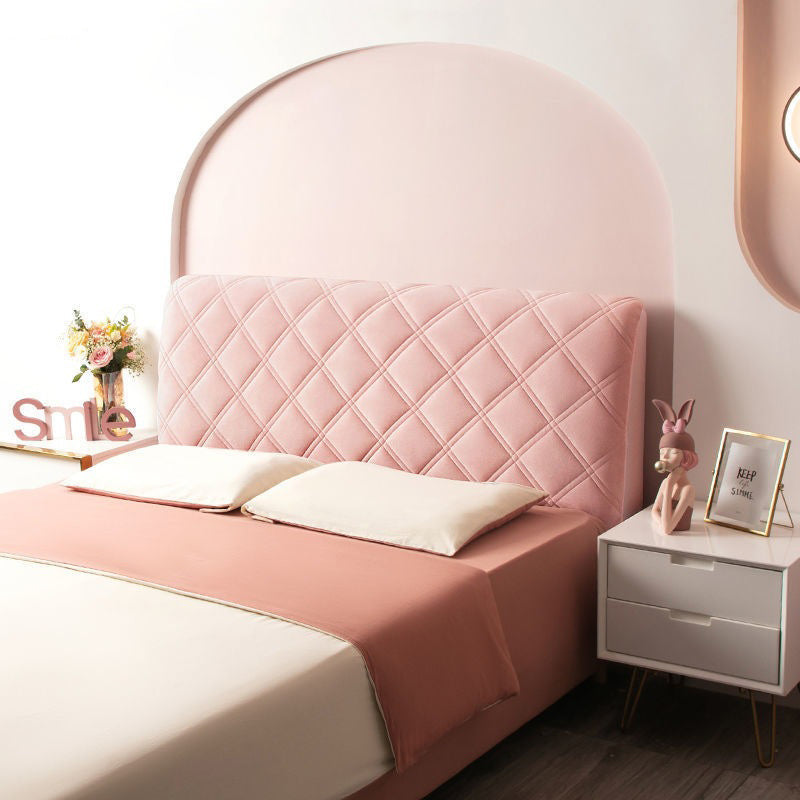 HKM-949395 Universal Soft Bed Head Cover for Wooden Bed with Thick Backrest - Various Colors & Sizes Available