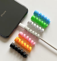 HKM-949459 Data Cable Protective Sleeve - Random Color, 3cm Plastic Length for Easy Cable Management