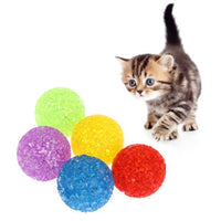 HKM-949523 Cat Toy Particle Crystal Ball