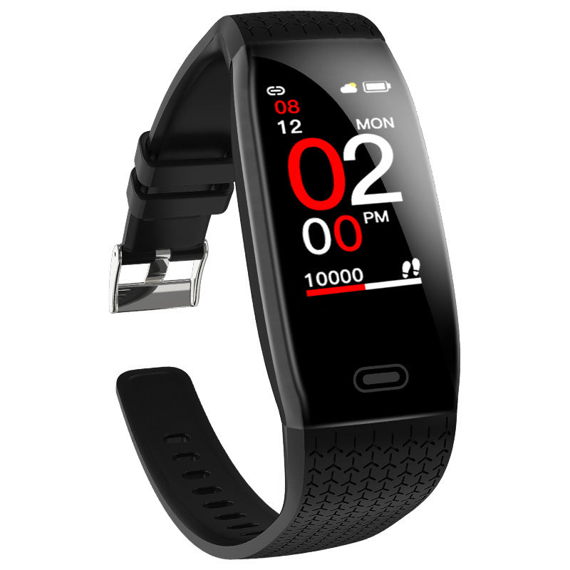 HKM-949587 Smart Bracelet with Real-time Body Temperature and Heart Rate Monitoring, IP67 Waterproof, USB Charging, and Multi-function Health Tracking