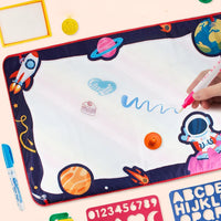 HKM-949651 Magic Aqua Doodle Mat for Kids with Accessories - Large 110x70 cm Water Drawing Toy