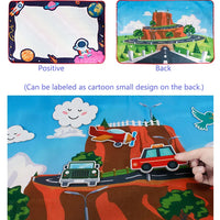 HKM-949651 Magic Aqua Doodle Mat for Kids with Accessories - Large 110x70 cm Water Drawing Toy