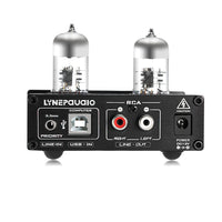 HKM-949779 Vacuum Tube Power Amplifier with USB & 3.5mm Inputs, Multiple Stereo Outputs