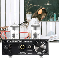 HKM-949779 Vacuum Tube Power Amplifier with USB & 3.5mm Inputs, Multiple Stereo Outputs
