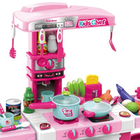 HKM-949907 Cooking Playset Toy with Lights and Induction Function for Ages 2 to 7